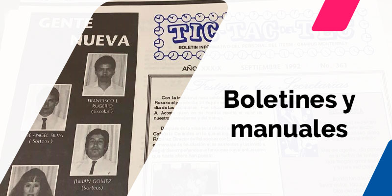 Boletines y manuales
